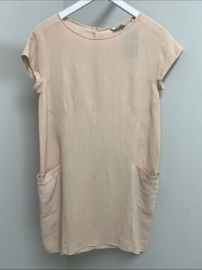 Caliban Blush Pink Pocket Shift Dress